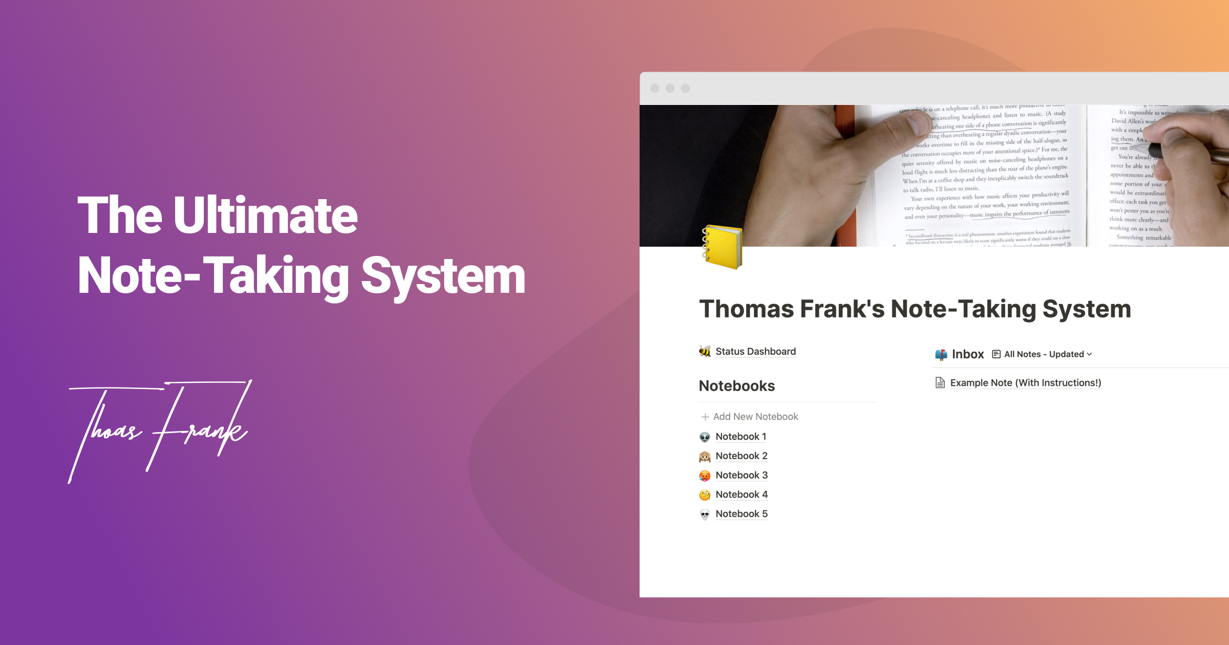 The Ultimate NoteTaking System Notion Market