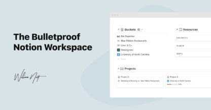 Bulletproof Notion Workspace
