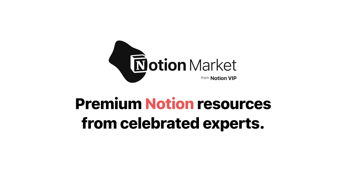 Notion Market | Notion Market